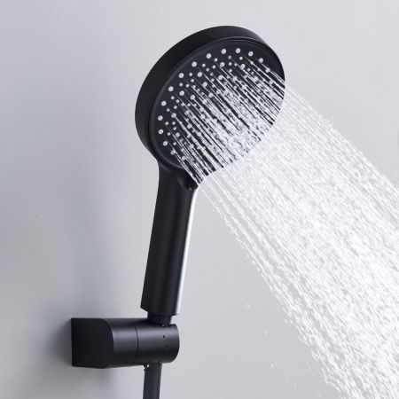 Душевая система встраиваемая Shevanik S4335H, черный