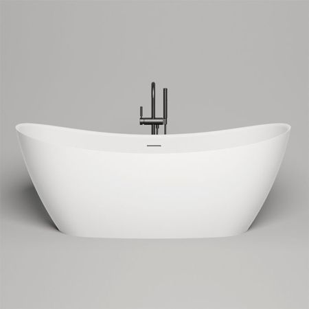 Ванна, Salini, Noemi, ширина, мм-1700, глубина, мм-750, высота, мм-690, водоизмещение (л)-275, тип установки-отдельностоящий, форма-овальная, сифон, интегрированный слив-перелив-в комплекте, диаметр слива, мм-52, донный клапан "Up&Down"-белый, материал-ис, артикул 101722M