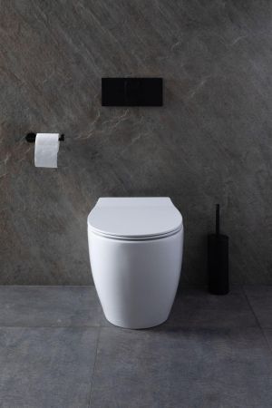 Чаша приставного унитаза Allen Brau Fantasy 4.11007.20 белый глянец, артикул 4.11007.20