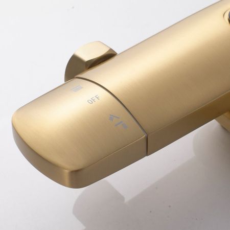 Душевая система Rose R3936G, золотой сатин, артикул R3936G