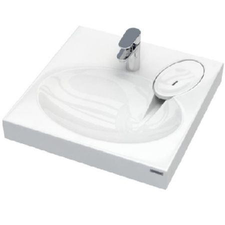 Раковина Paulmark Mond 60 PM720431 на стиральную машину Белая