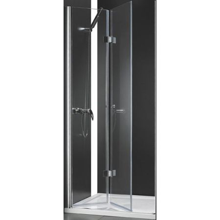 Душевая дверь в нишу Cezares Elena W-BS-12 100 профиль Хром стекло прозрачное, артикул ELENA-W-BS-12-100-C-Cr