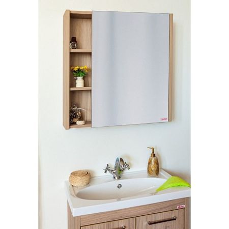 Зеркальный шкаф Sanflor Мехико 60 R Н0000001065 Швейцарский вяз, артикул Н0000001065