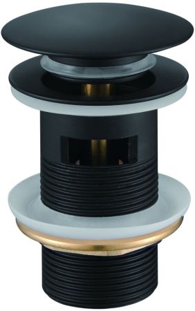 Выпуск с переливом HAIBA черный (HB67-7), артикул HB67-7