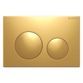 Клавиша смыва Terminus 62K24х16G, золото