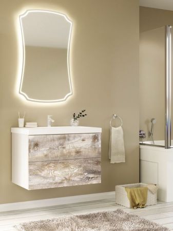 Зеркало Marka One Mix Neoclassic 2 65 С подсветкой, артикул У52206