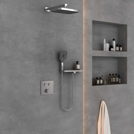 Душевой комплект VSFW-4211RCH встраиваемый, 2 режима, хром, артикул VSFW-4211RCH