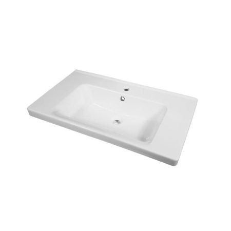 Тумба с раковиной подвесная Dreja Big Inn 80 см, дуб кантри, артикул 77-0204D-com