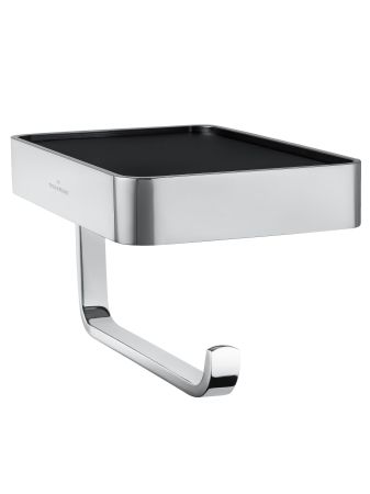 Держатель для туалетной бумаги с полкой WONZON & WOGHAND LOTTE, Хром (WW-8336), артикул WW-8336