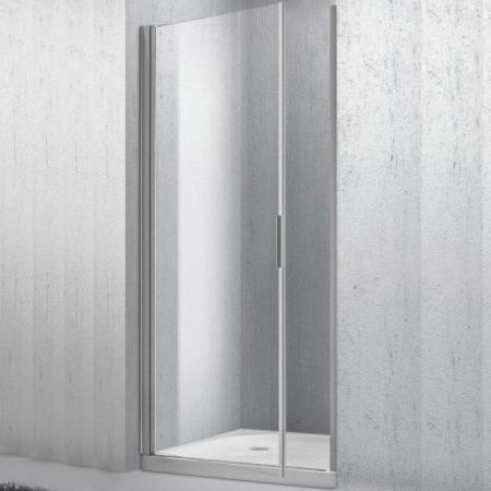 Душевая дверь BelBagno Sela B-1 80 профиль Хром стекло прозрачное, артикул SELA-B-1-80-C-Cr