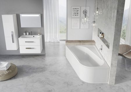 Акриловая ванна Ravak Chrome 170х105 L без гидромассажа