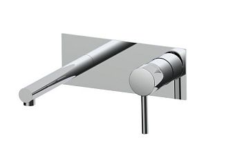 AQG Stick One, встраиваемый в стену однорычажный смеситель  для раковины, цвет хром