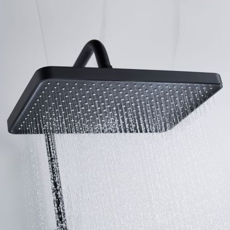 Душевая система Shevanik S4436H, черный