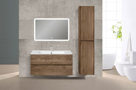 База под раковину Vico 1000 подвесная, 2 выкатных ящика soft close, V.Oak, артикул VMC-2V100VO