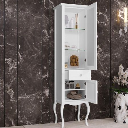 Пенал Лаура правый Opadiris Белый матовый, артикул 