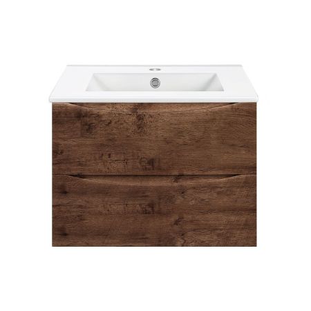 База под керамическую раковину Mia 700 подвесная, 2 выкатных ящика soft close, R.Wood, артикул VMC-2MC700RW