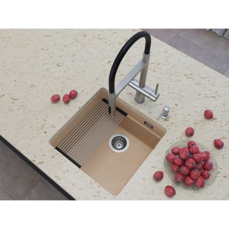 Кухонная мойка Grandex Aqua Comfort 500103, бежевый