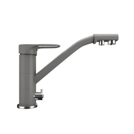 Смеситель для кухни Ulgran UQ-010-09, асфальт, артикул UQ-010-09