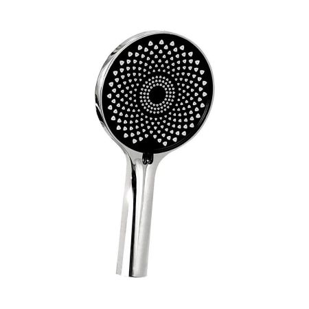 Лейка для душа Славен СЛ-ЗП-120, хром/черный, артикул СЛ-ЗП-120