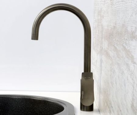 Смеситель для кухни WasserKRAFT Wiese 8407 Оружейная сталь