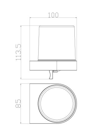 Дозатор мыла WONZON & WOGHAND, Брашированное золото (WW-5251-BG), артикул WW-5251-BG