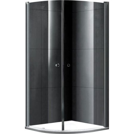 Душевой уголок Gemy New Rockcoco 100х190 профиль Хром стекло прозрачное, артикул S03082B