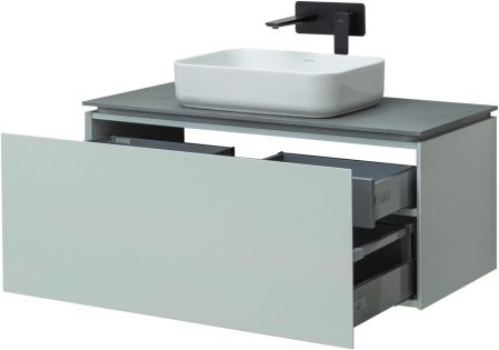 Тумба под раковину Allen Brau Infinity 100 1.21004.PWM папирус матовый, артикул 1.21004.PWM