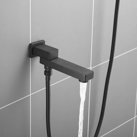 Душевая система встраиваемая Rose R2835H, черный, артикул R2835H