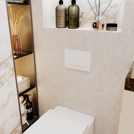 Комплект 5 в 1 инсталляции для подвесного унитаза Lavinia Boho Relfix 77010030, артикул 77010030