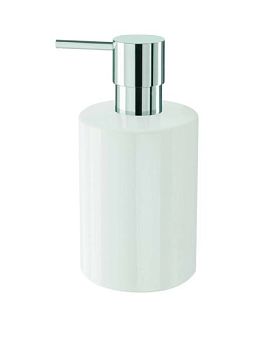 Stil Haus Buket, наcтольный белый керамический дозатор, цвет помпы хром