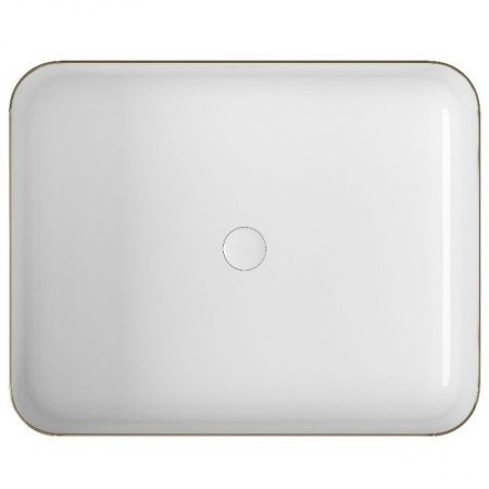 Раковина-чаша Owl 1975 Line 50 OWLB191012 Белая глянцевая с донным клапаном, артикул OWLB191012