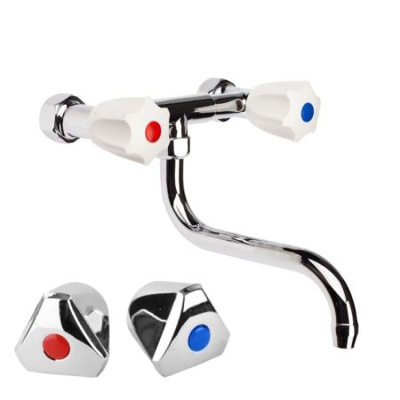 Настенный смеситель для кухни Сантаком 140008с, хром