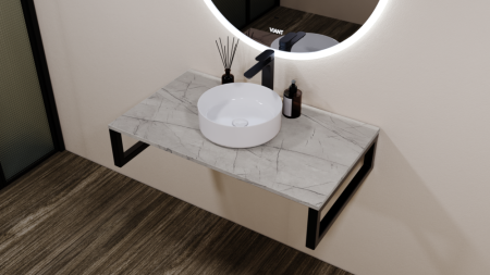 Кронштейн VIANT П-образный черный, комплект 2 шт. (VKRCH4523-P), артикул VKRCH4523-P