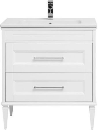 Тумба с раковиной Aquanet Бостон М 80 белый, артикул 00212668