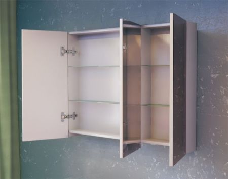 Зеркальный шкаф Raval Great 100 Белый, артикул Gre.03.100/W