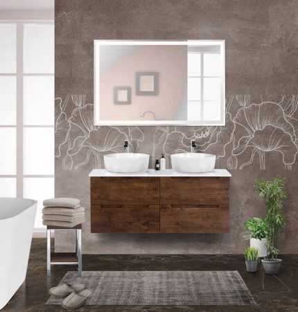 Мебель для ванной комнаты BELBAGNO ETNA-1200 со столешницей, артикул EK-120-AS-BL-L