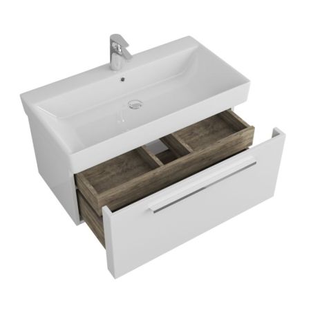 Тумба под раковину Owl 1975 Ragnar 85 OW020100 подвесная Белая, артикул OW020100