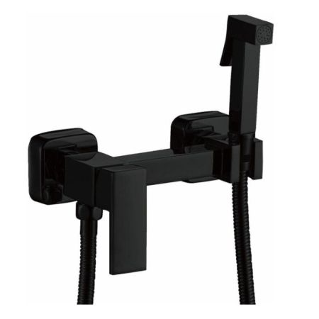 Гигиенический душ со смесителем Haiba HB5513-7, черный, артикул HB5513-7