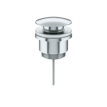 Донный клапан универсальный Ceramicanova 70003CH с системой "Клик - Клак" латунь хром глянцевый