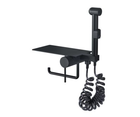 Гигиенический душ со смесителем Bronze de Luxe SCANDI 708/1B, черный, артикул 708/1B