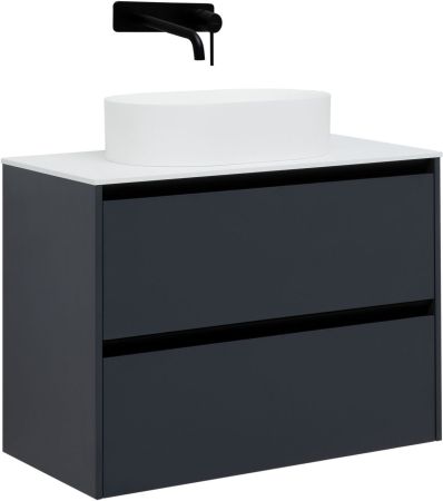 Тумба под раковину Allen Brau Activity 90 1.34005.AM антрацит матовый/черный браш, артикул 1.34005.AM