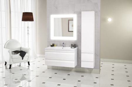 Зеркало SanVit Ливинг 80 zliv80 с подсветкой без выключателя