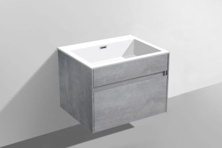 Тумба под раковину Vincea Chiara VMC-1C600CT подвесная Stone, артикул VMC-1C600CT