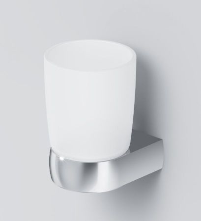 A3034300 Sensation, Стеклянный стакан с настенным держателем, хром, шт