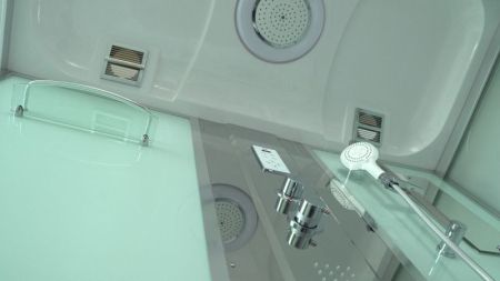 Душевая кабина Timo Comfort 140x88 T-8840C Clean Glass с гидромассажем, артикул T-8840C