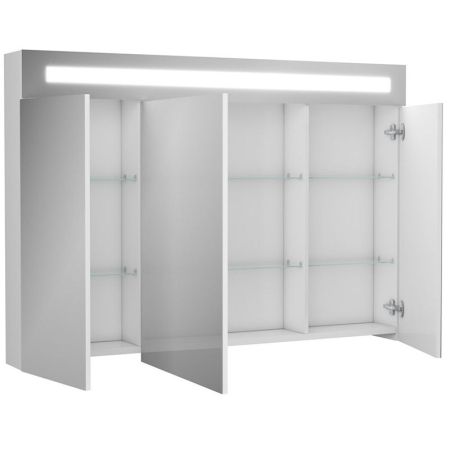 Зеркальный шкаф Owl 1975 Lagerta 105 OW08.05.00 с подсветкой Белый