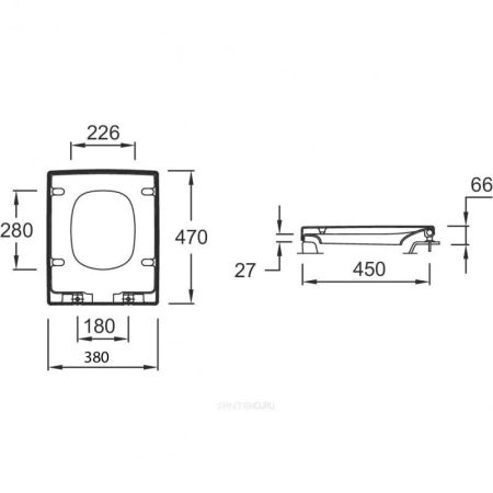Сиденье для унитаза JACOB DELAFON TERRACE E70019-00 (микролифт, быстросъемное, дюропласт, белый), шт, артикул E70019-00
