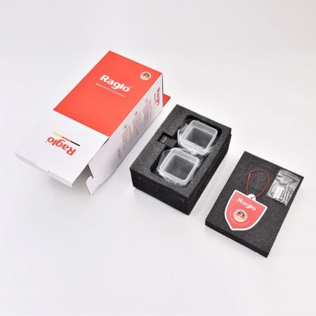 Стакан для ванной комнаты двойной Raglo R301.08.06, черный