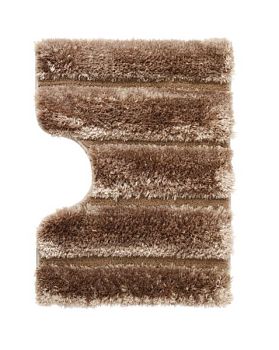 Коврик для ванной комнаты FIXSEN LUSH FX-9001U, серый