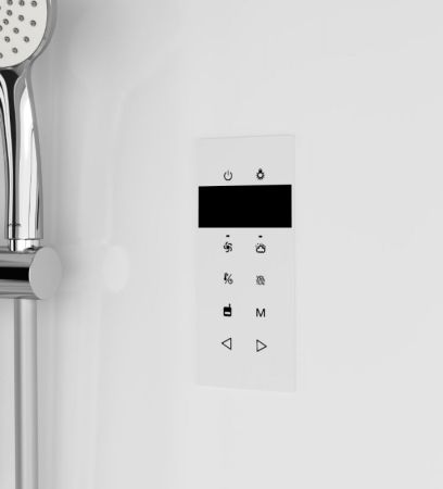 Душевая кабина AM.PM Like Deep 90x90 W80C-020A-090MTA с баней с гидромассажем